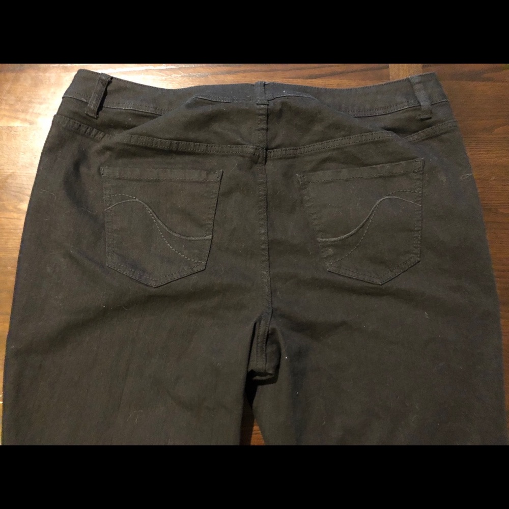 Black Lane Bryant Genius fit skinny jeans 20 Short